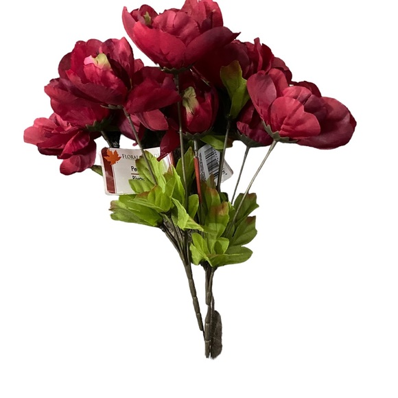 NWT- faux Peonies/ set of 2 - Picture 2 of 5